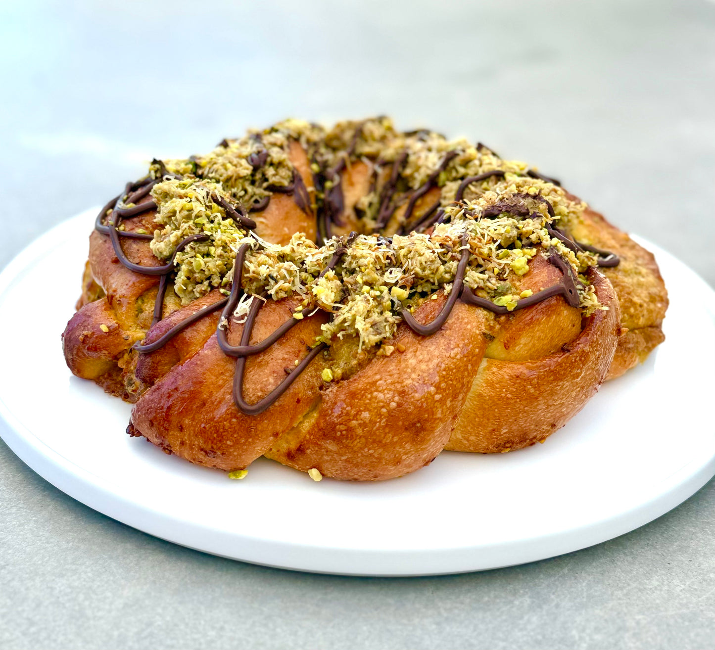 Dubai Chocolate Babka Crown
