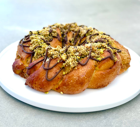 Dubai Chocolate Babka Crown