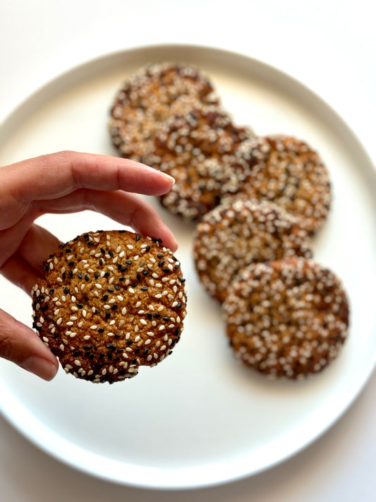 Almond Tahini Cookies (6pc)